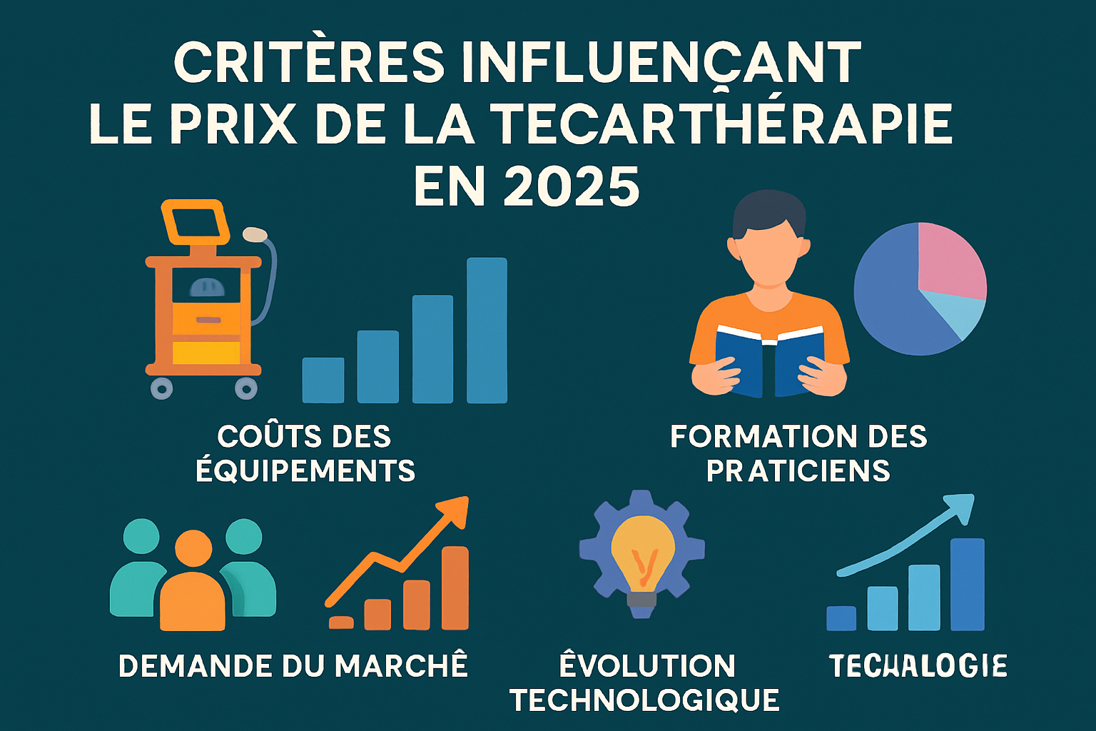 découvrez les principaux critères qui influencent le prix de la tecarthérapie en 2025 : technologie utilisée, expérience du praticien, localisation du cabinet et nombre de séances nécessaires. informez-vous avant de prendre rendez-vous !