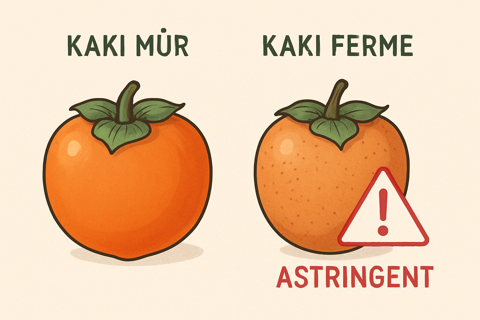 découvrez comment déguster des kakis astringents mûrs en seulement 3 jours, sans patience ni méthodes complexes. profitez rapidement de leur douceur naturelle avec cette solution simple !