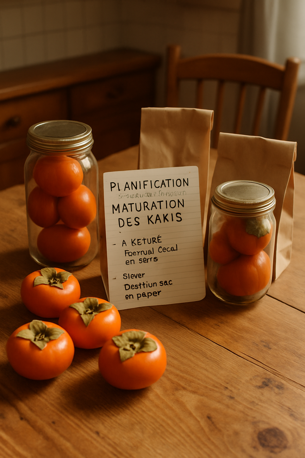 découvrez comment savourer des kakis astringents parfaitement mûrs en seulement 3 jours, sans astuces compliquées ni longues attentes. obtenez des fruits doux, prêts à déguster rapidement et simplement.
