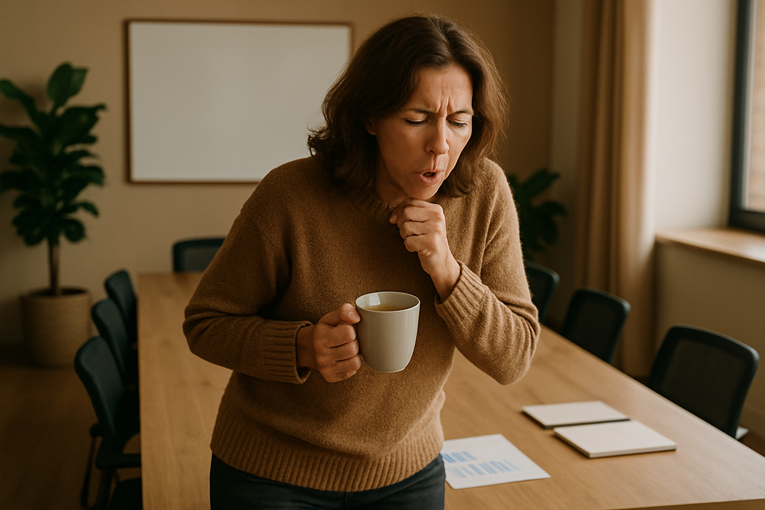 dĂ©couvrez comment arrĂȘter la toux rapidement, en seulement 5 minutes, sans utiliser de mĂ©dicament et sans effort grĂące Ă des astuces naturelles et efficaces.