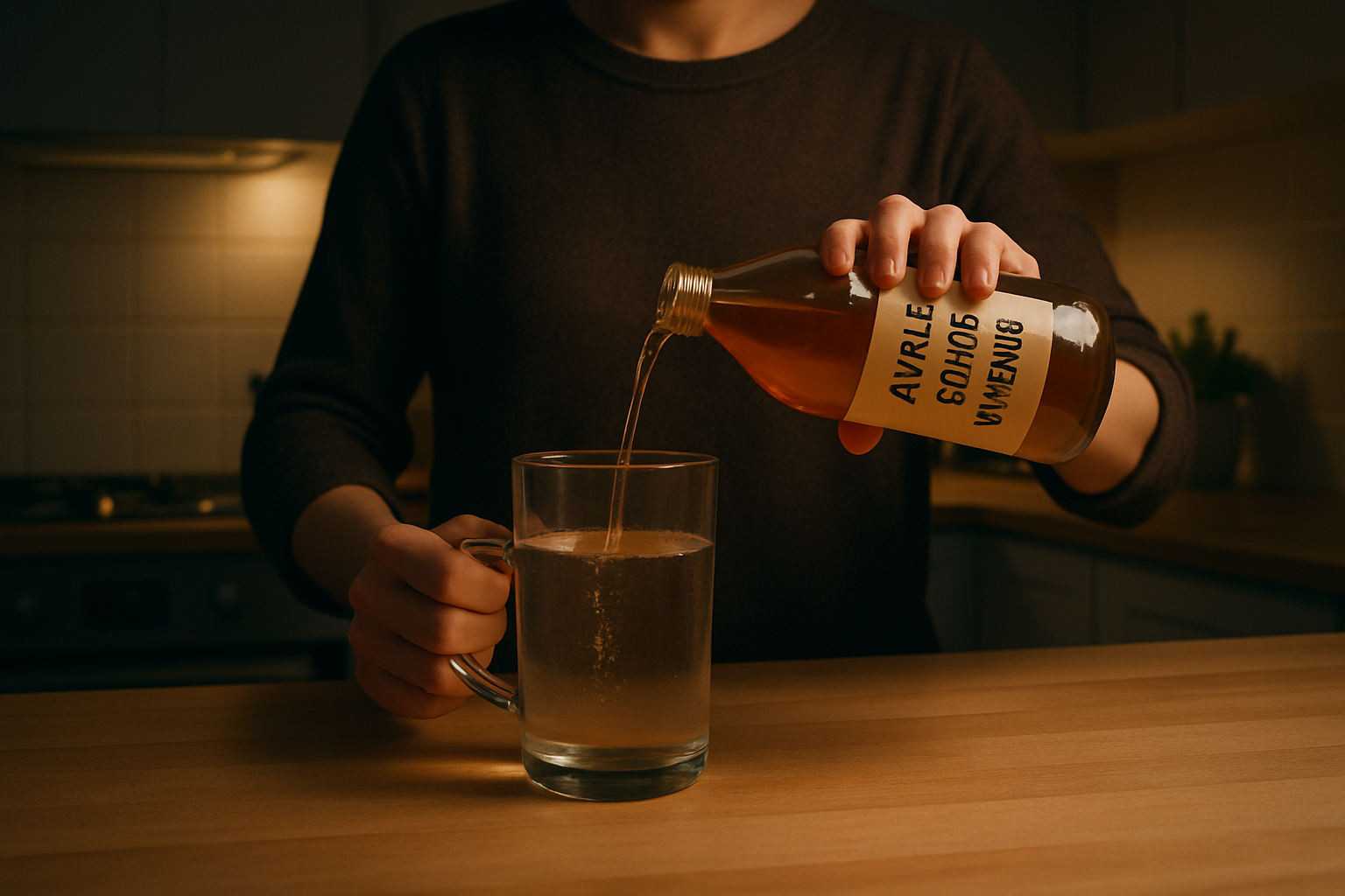 découvrez les bienfaits réels du vinaigre de cidre mélangé à de l'eau chaude le soir en 2025 : mythe ou vérité scientifique ? analyse complÚte et conseils santé.