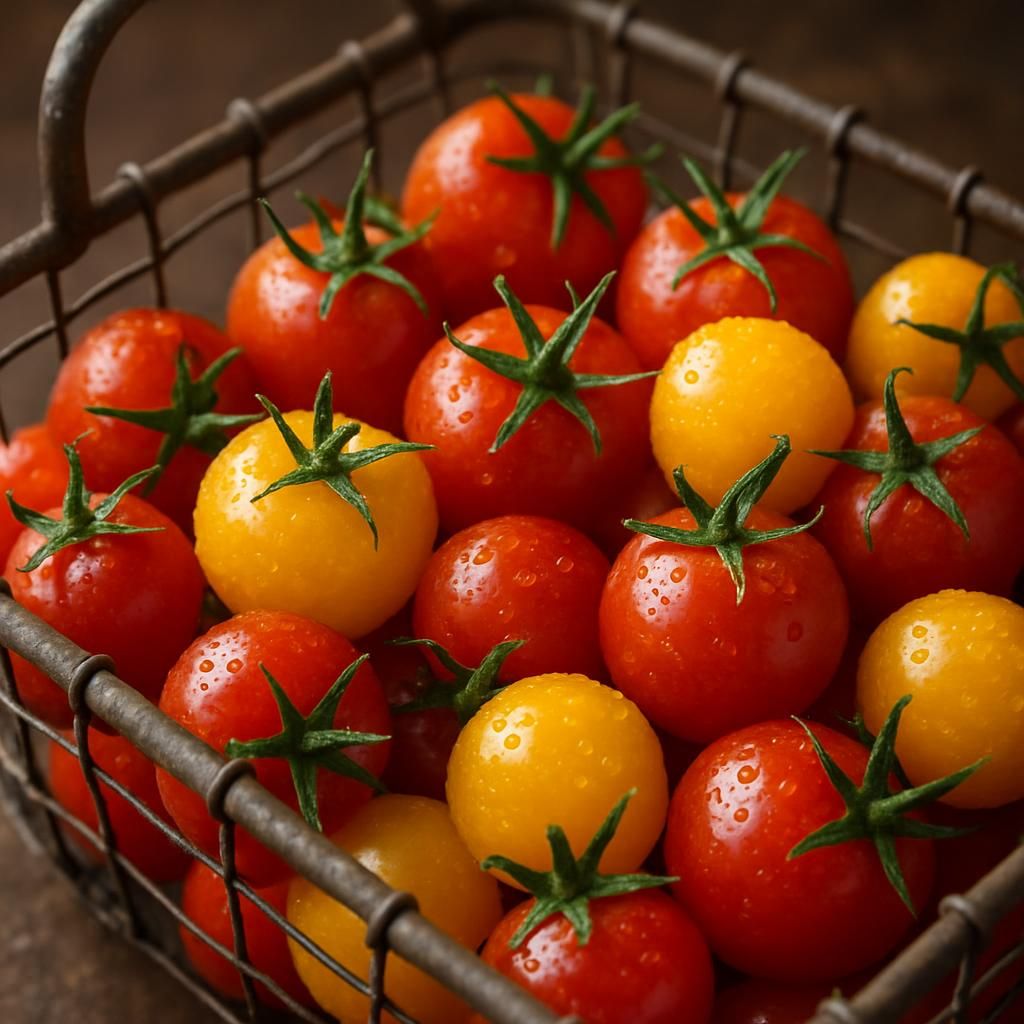 découvrez le nombre de calories d'une tomate cerise, un petit fruit sain et faible en calories, idéal pour vos encas et recettes légÚres.