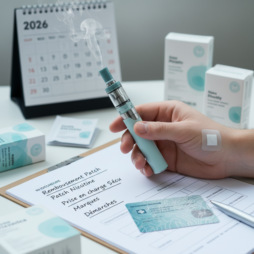 Remboursement patch nicotine : prise en charge Sécu, marques et démarches 2026